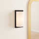 Flaire Single Light Dimmable Flush Mounted Sconce