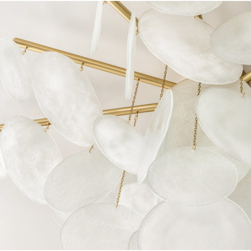Nimbus 16 - Light Chandelier, Satin Brass