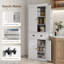 Armoire de rangement autoportante 72 po avec tiroir 72 po, blanc