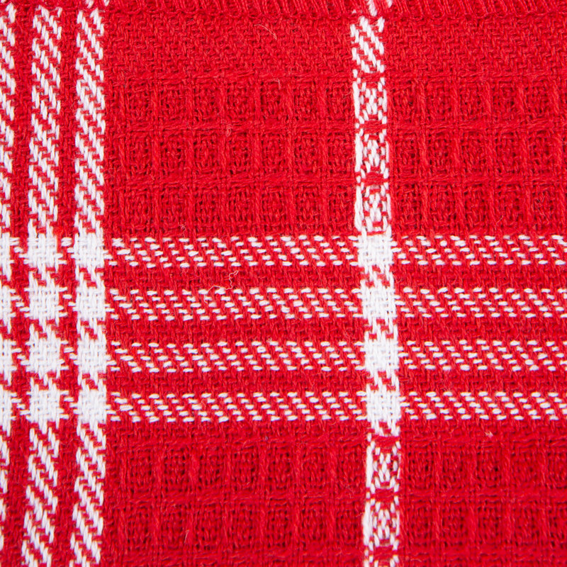 Torchon Waffle Weave, Rouge