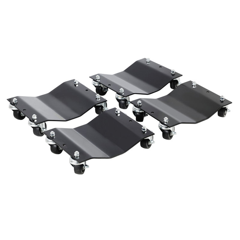 Pentagon Tools Car Wheel Dolly - Heavy Duty Antiskid Car Dolly Tire Skates - 360 Degree Rotatable Wheel Dollies for Cars, Trucks, Trailers, Motorcycles or Boats