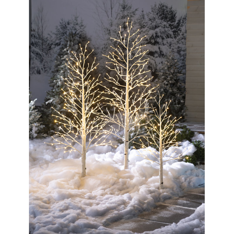 Birch 256 Light Lighted Tree & Branches, 7'