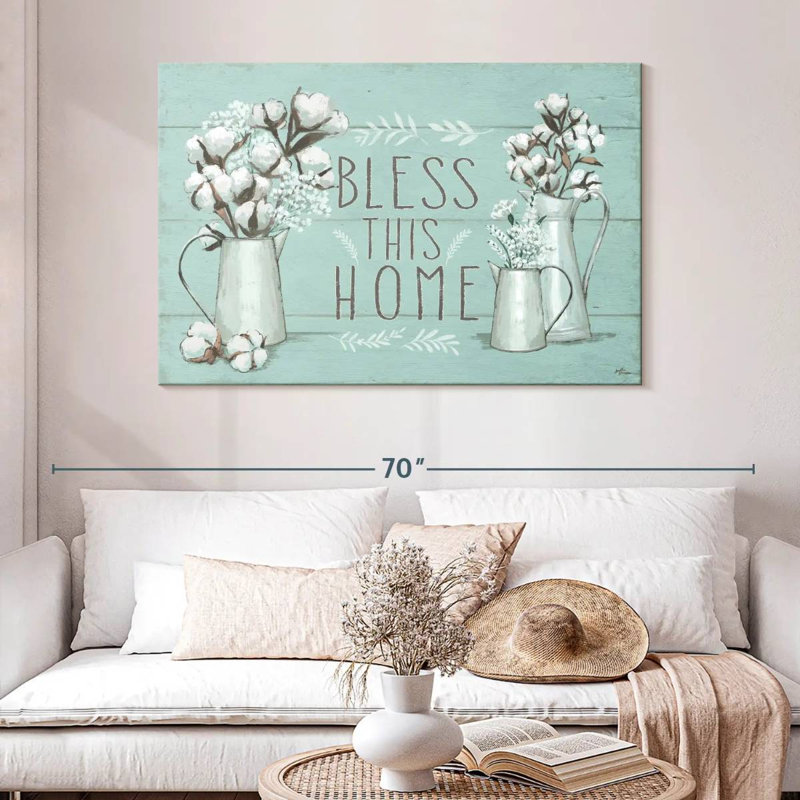 Plaque murale «Blessed Mint», H 32 po x l 48 po