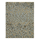 Moroccan Hand Knotted Wool Geometric Area Rug