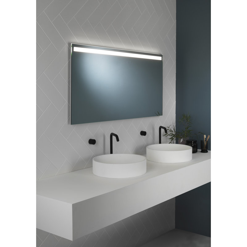 Avlon Flat Lighted Wall Mirror