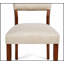 Ensemble de salle à manger 5 pièces de style Mid-Century moderne avec table rectangulaire, finition en bois chaleureux et chaises rembourrées-358903696