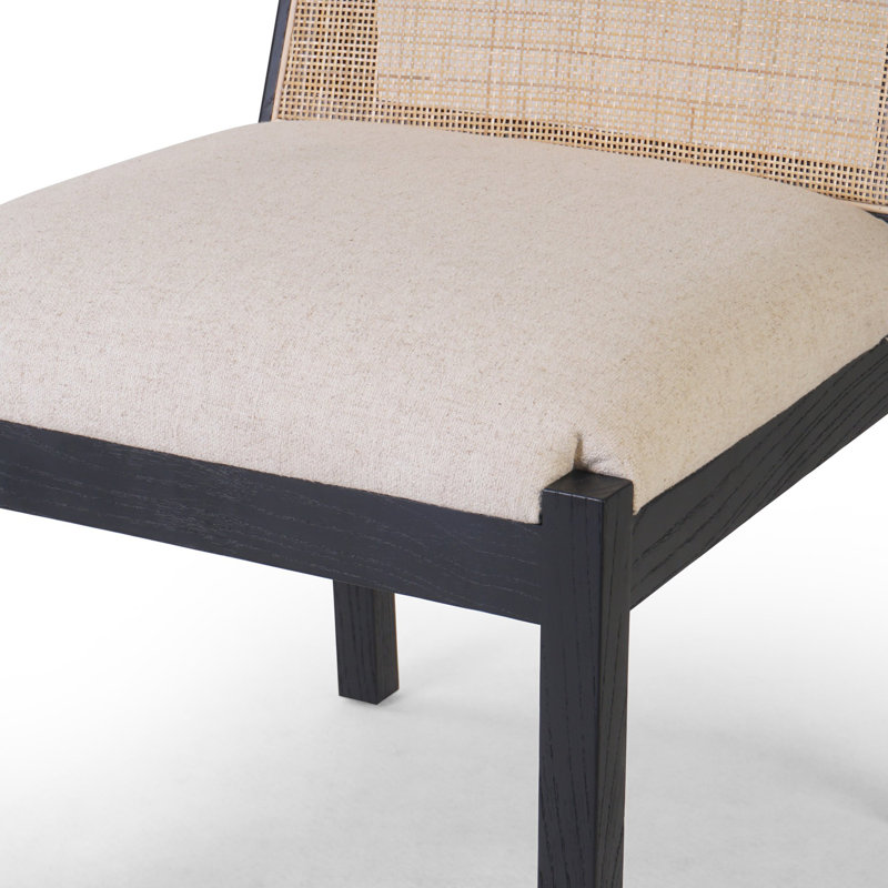 Esmee Upholstered Dining Chair, Brushed Ebony