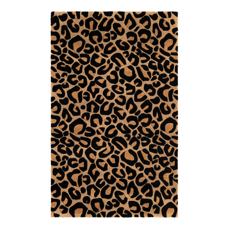 Tapis léopard Kimber, Rectangle 3 pi 1 po x 5 pi 1 po