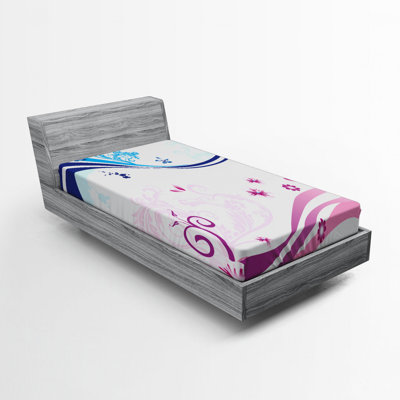 Drap-housse en fleur ivy tourbillons