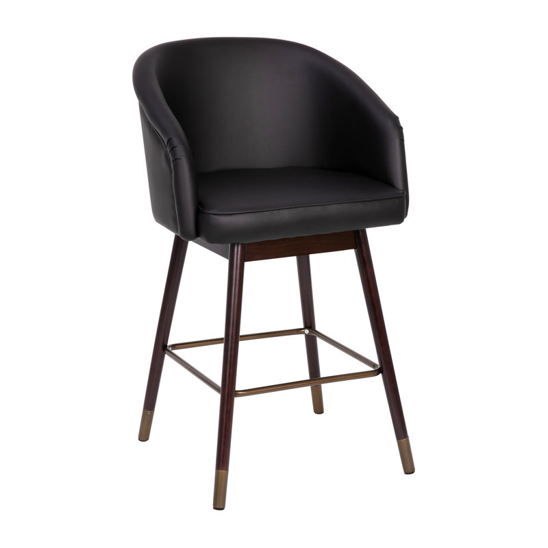Tabouret de comptoir 26,25 po, Noir, Tabouret de comptoir (siège d'une hauteur de 26,2