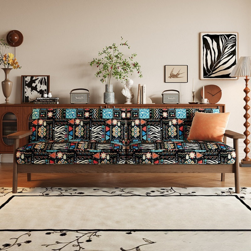Retro Fabric Sofa