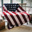 Jeté en laine American Flag