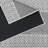 Custom Size Slip Resistant Chain Bordered Gray Low Pile Runner Rugs by Feet-638755622