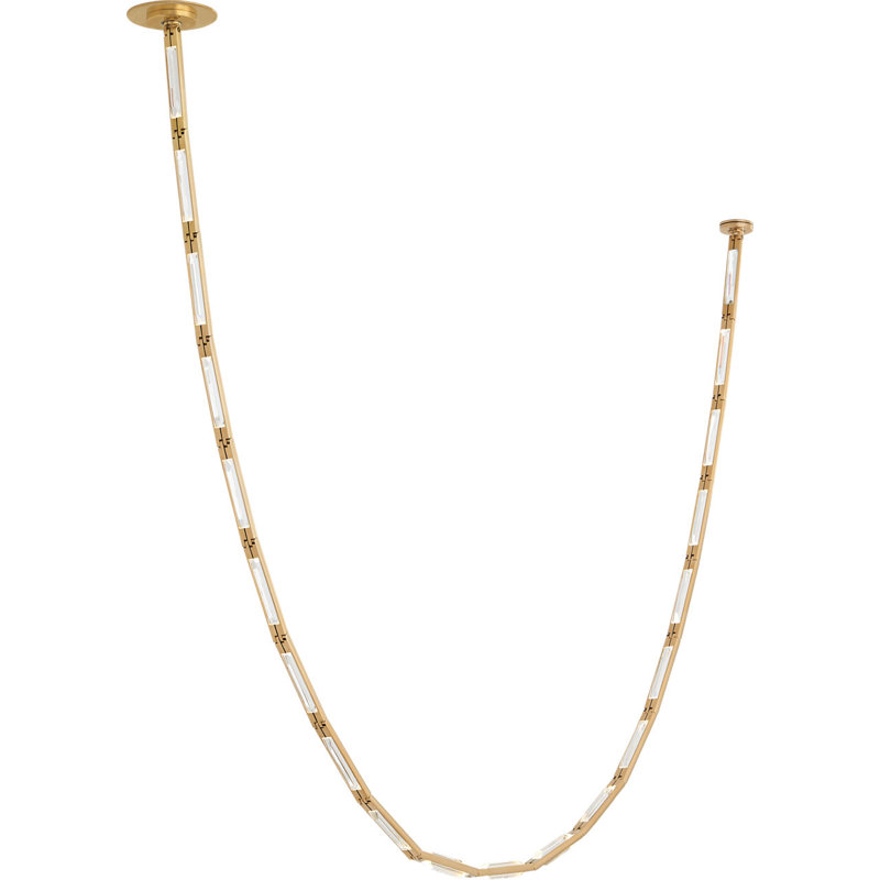 Catena 103 Chandelier, Hand Rubbed Antique Brass, 2700 Kelvins, Surface