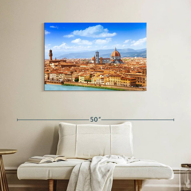 Nicci matin à Florence, H 26 po x l 39 po