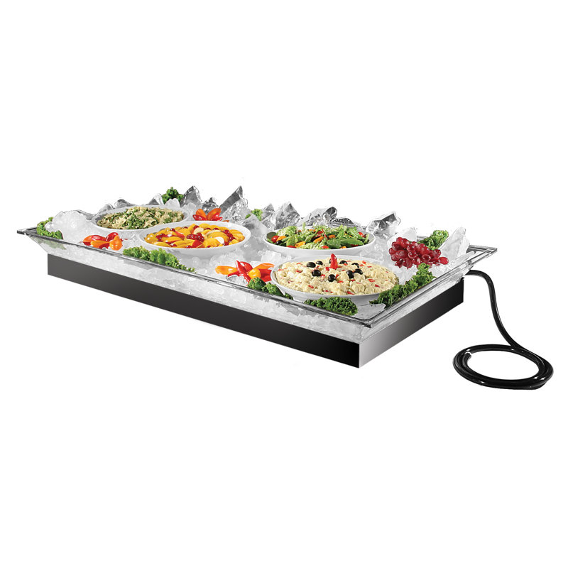 Classic Ice Housing System with Clear Ice Pan, Drainage Hose, and Led Light, 3.5" H x 54" W x 24" D