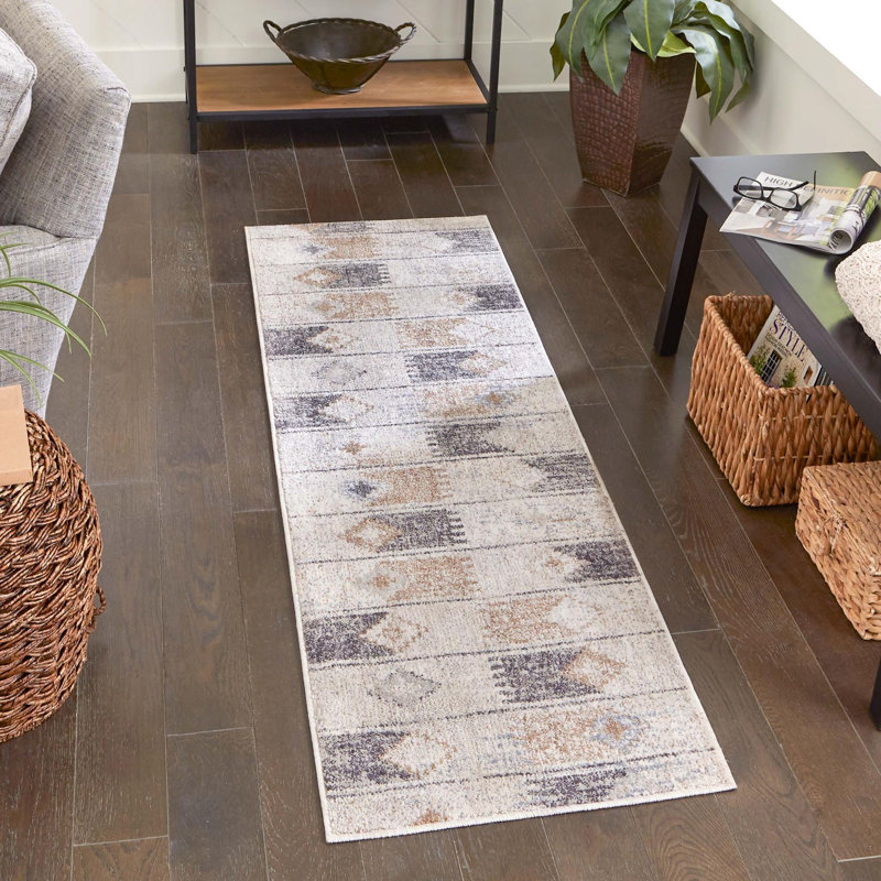 Tapis Foundry Select Perlita, Tapis de couloir 2 pi x 8 pi