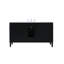 Rivers 60'' Single Bathroom Vanity with Marble Top-31309098