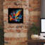  «Color Burst 2» par Rey Klimt, art mural sur toile, 12 po x 12 po