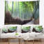 Tapisserie «Forest Forest Bamboo Forest Pathway»-28508195
