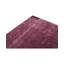 Gabbeh Wool Striped Area Rug in Plum/White