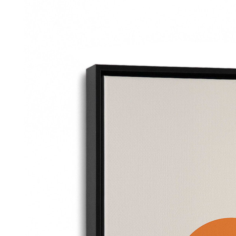 Impression sur toile Bauhaus, H 18,75 po x l 12,75 po, Noir satiné