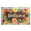 Paillasson Flower Welcome multicolore 18 po x 30 po