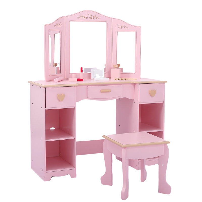 Kids Vanity Set with Mirror