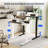 Lysandre Home Office Height Adjustable Standing Desk with 2 Drawers-1982891115-1982891118