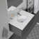 Ceramic Oval Undermount Bathroom Sink with Overflow
