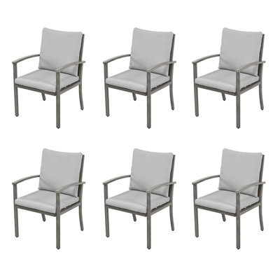 Chaise de patio avec coussin Houser