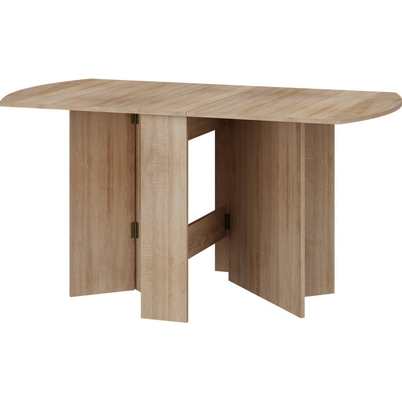 Standridge 80 cm Extendable Oval Dining Table, Oak Sonoma