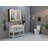 Myhomekeepers 19'' White Ceramic Rectangular Bathroom Sink