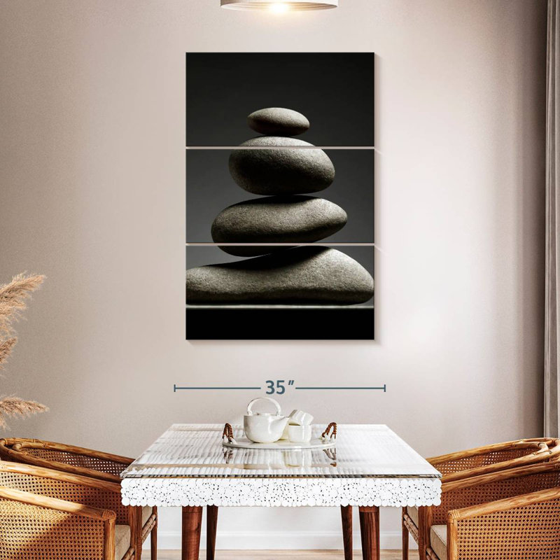  «Zen Stone Pile», H 32 po x l 20 po