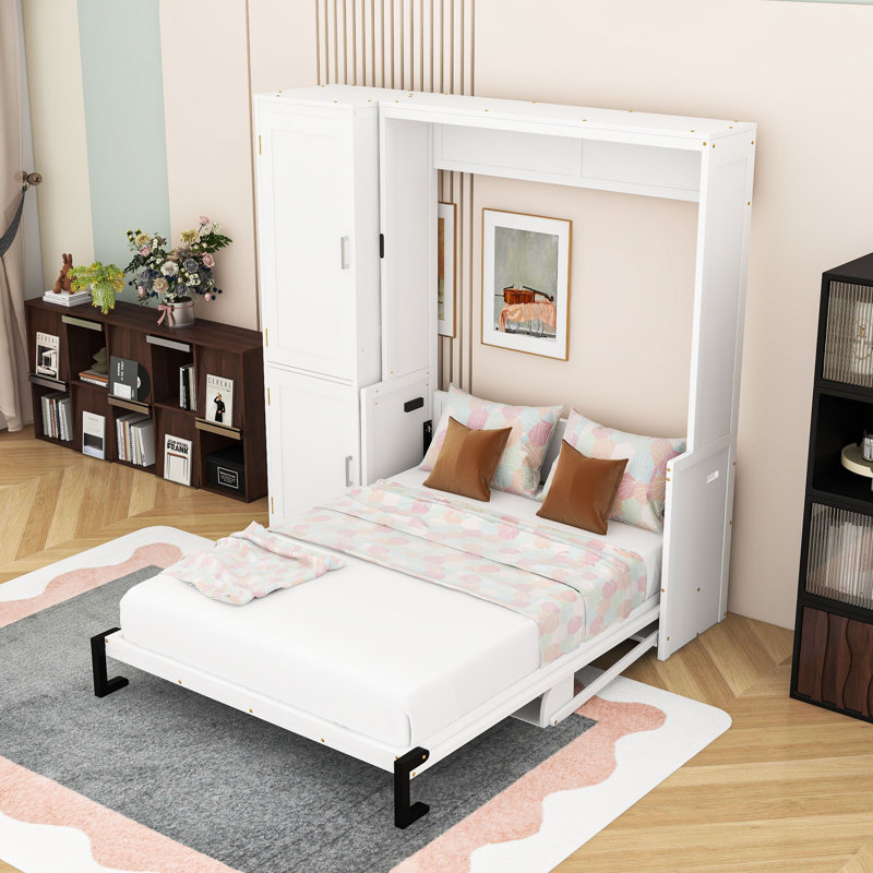 Lit escamotable avec garde-robe, bureau et station de charge Murphy