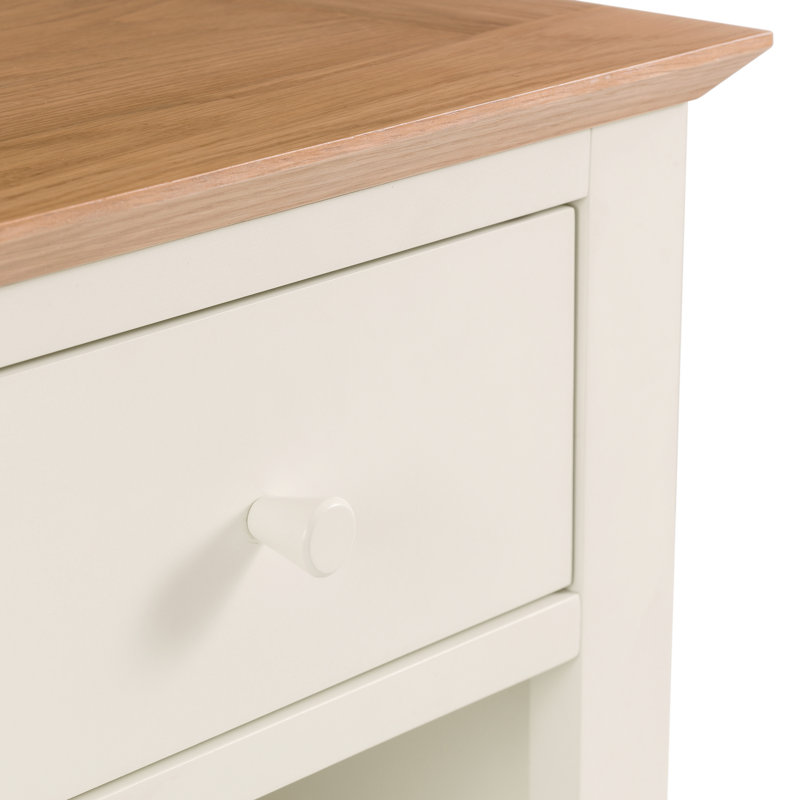 Bledsoe 40cm W Solid Wood Bedside Table