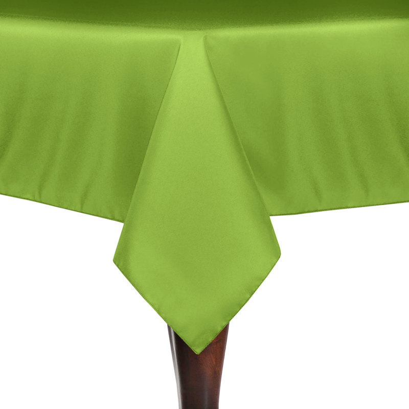 Solid Color Square Tablecloth, 90" x 60", 10, Lime