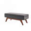 Banc de rangement en similicuir-384973404