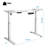 Inbox Zero Electric Stand Up Desk Frame Dual Motor Height Adjustable Sit Stand W/controller-512828488