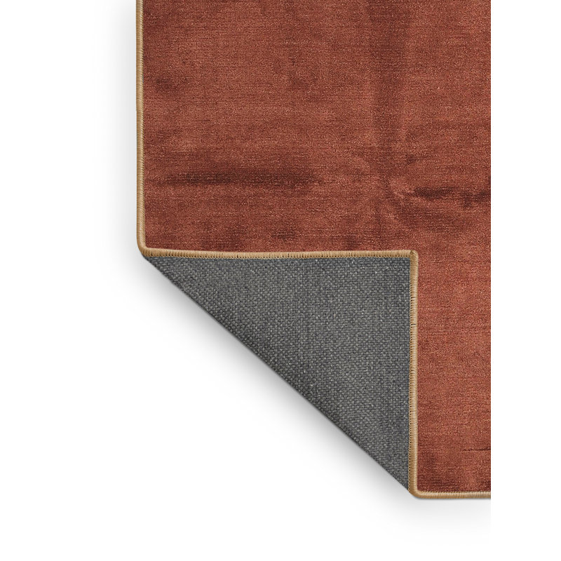 Tapis brun contemporain, Rectangle 2 pi x 3 pi