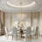6-Light Lridescent Bubble Glass Globe Chandelier-65931389