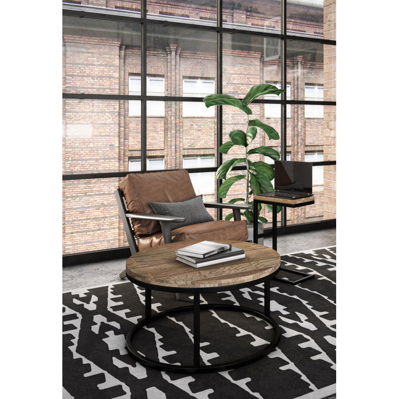 Culberson Solid Coffee Table, 42" H x 80" W x 80" D, Brown