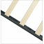 Grand lit gris foncé avec structure adaptée aux matelas pour un confort optimal et un assemblage facile, parfait pour les chambres modernes.-90212099-90212098