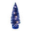  Ensemble d'arbre de brosse à bouteille bleue éclairée de 8 po à 10 po à 12 po.