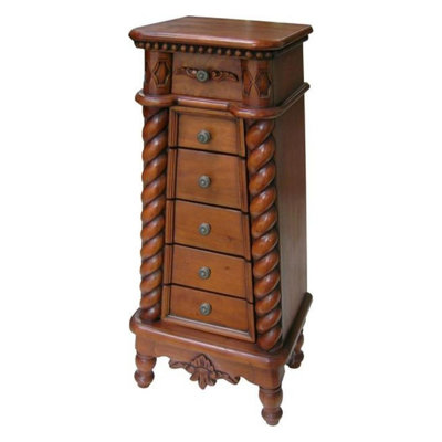 Solid Wood Jewelry Armoire
