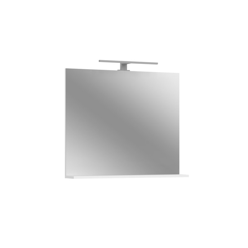 Elco Rectangle Wall Mirror, White