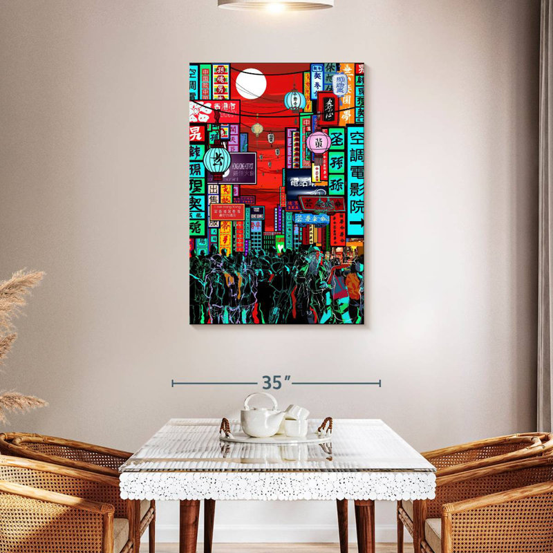 Aime Hong Kong Night, 45" H x 30" W