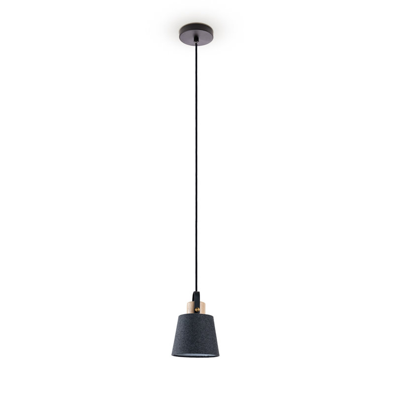 Pendant light 1-light Ishimon, 173.5cm H x 15cm W x 15cm D, Beige, White
