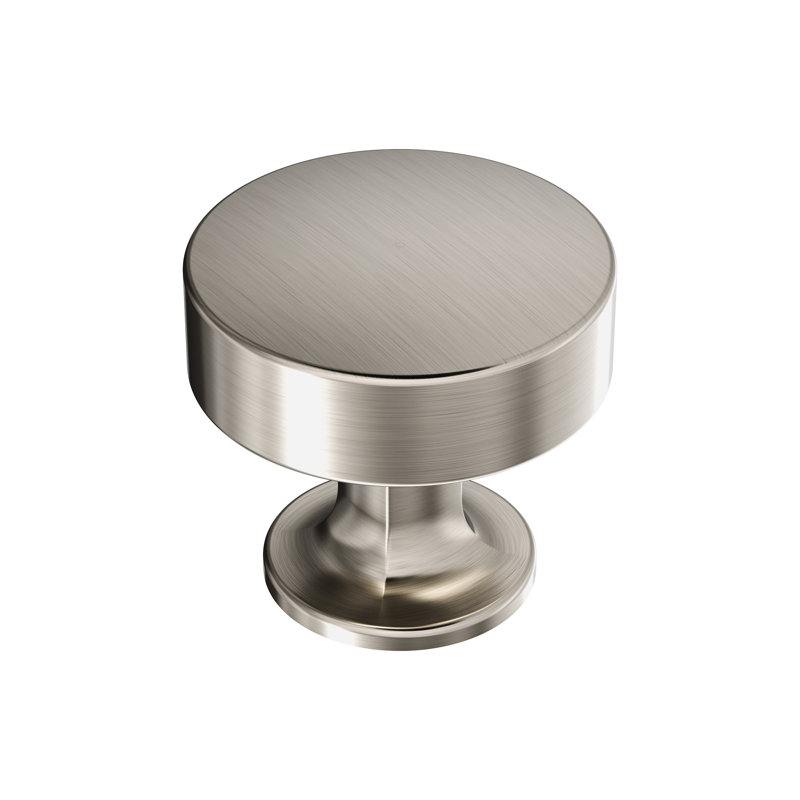 Bouton d'armoire Everett, Nickel satiné, 1.3125"