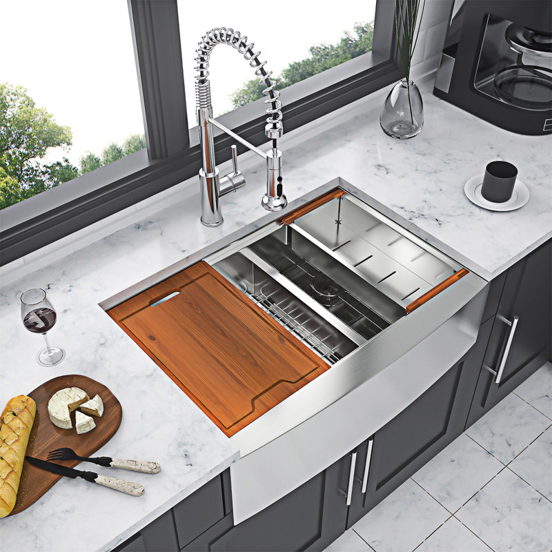 Farmhouse Apron Front Kitchen Sink